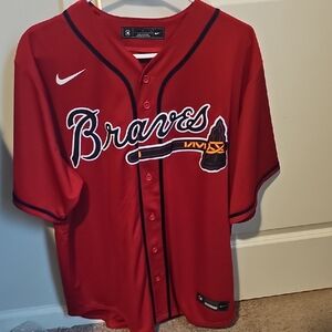 Nike Red Braves Jersey